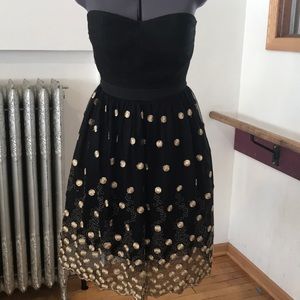 Strapless party dress by MINUET size medium